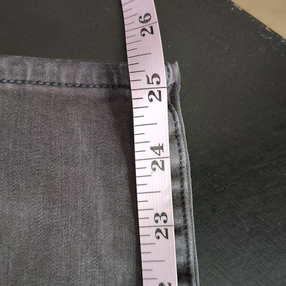 American Eagle Outfitters women's faded black denim jeans size 10 jeggings 360° - Picture 10 of 10